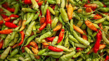 Fresh Produce for sale at a market stall in Luang Prabang, Laos