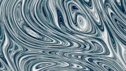 High-contrast abstract liquid marble in dark blue, shimmering silver, and white swirls. This dynamic, complex pattern functions as a high-impact digital background.