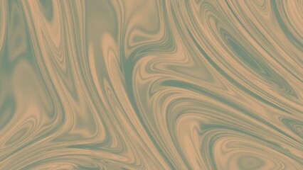 Muted liquid marble pattern featuring swirls of dusty teal and creamy beige tones. This earthy fluid art texture functions as a stylish backdrop for graphic design.