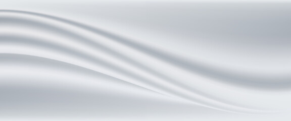 White grey studio room. Limbo light background. Abstract 3d gradient backdrop for product presentation. Minimal wall scene spotlight. Showcase, promotion display.