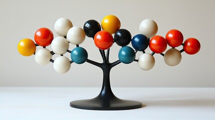 Colorful Ball Tree Decor.
