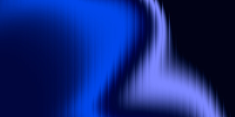 Blue wavy gradient with fractal glass effect. Vertical ribbed texture background. Suitable for futuristic backdrop. minimalist design, or event poster illustration.