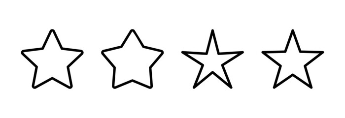 Star Icon vector illustration. rating sign and symbol. favourite star icon