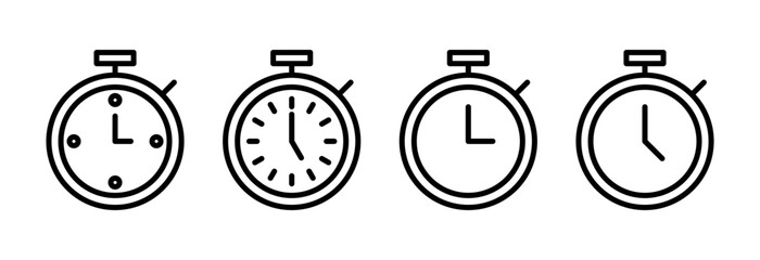 stopwatch icon vector illustration. Timer sign and symbol. Countdown icon. Period of time
