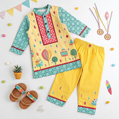 baby clothes on a clothesline