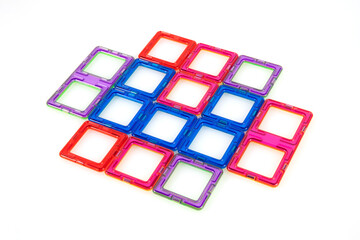 Early Stage of Educational Treasure Chest Block Building Process