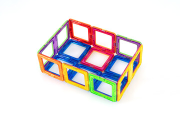 Kids Constructing Pirate Treasure Chest Using Interlocking Toy Bricks