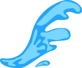 Obraz premium Water Splash Element
