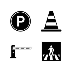 Aerial view of a vibrant cityscape with modern skyscrapers towering over a bustling street and a clear blue sky