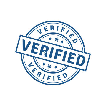 Verified Stamp. Verified Vector Sign