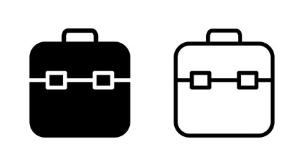 Briefcase icon symbol for apps and websites. suitcase sign and symbol. luggage symbol.