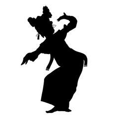 Graceful Indonesian Traditional Dancer