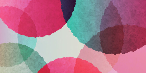 和柄　カラフル　模様　背景