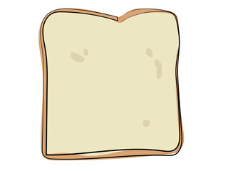 Bread in continuous line pattern