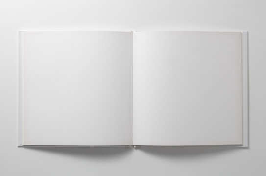 open white book