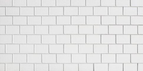 Obraz premium white tile wall