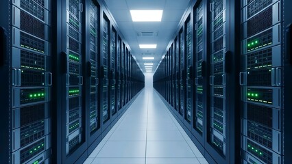 computer network server room