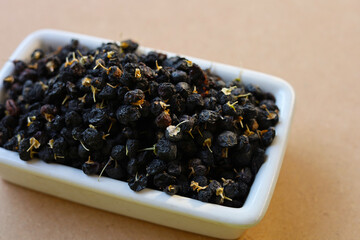 Black wolfberry or black goji berries