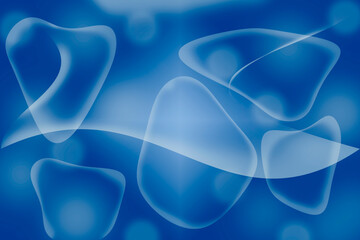 The blue background has light white streaks