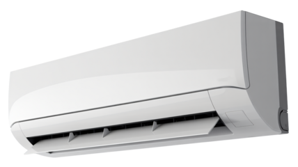 Modern white wall mounted air conditioner indoor unit for cooling