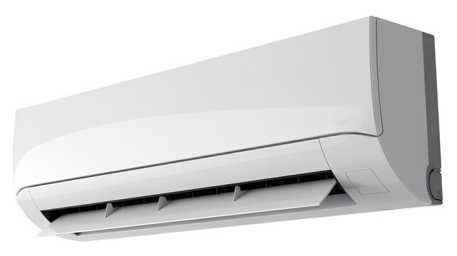 Modern white wall mounted air conditioner indoor unit for cooling