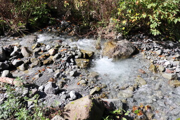 鳥取県　大神山神社　奥宮へ続く途中の賽の河原