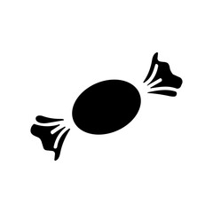 Wrapped Candy  icon or logo isolated sign symbol vector illustration - high quality black style vector icons