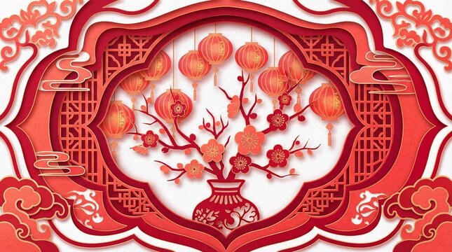 Chinese New Year Paper Cutting Art