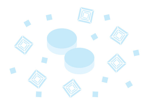 塩飴のイメージイラスト、主線なし