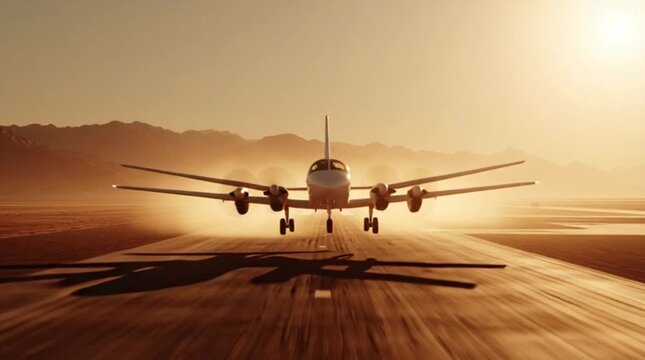 Extreme Weather Landing Footage With Violent Crosswind Pressure
