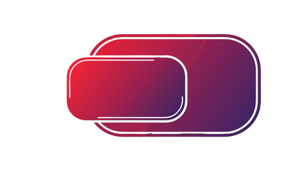 Gradient Red Purple Rounded Rectangles With White Outline And Subtle Diagonal Lines On Black Background Abstract Design