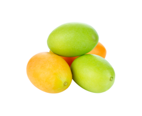 Marian plum or Maprang fruits of Thailand. transparent png