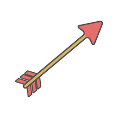 arrow love cartoon illustration