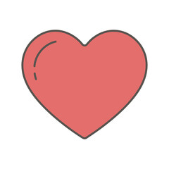 love symbol logo tattoo cartoon illustration