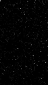 Endless, scattered pinpricks of light twinkle against an expansive, pure black canvas