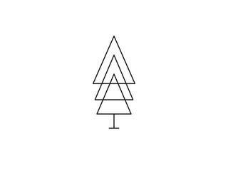 vector illustration of a christmas tree
