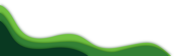 Abstract Green Wave Layered Background