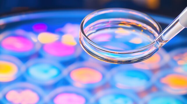pathological. A single pathological specimen in a sterile stainless steel tray under clinical lighting. STEM education sheets.