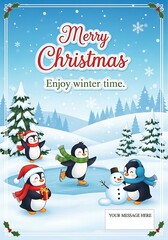 Penguin Frolic: A Winter's Tale