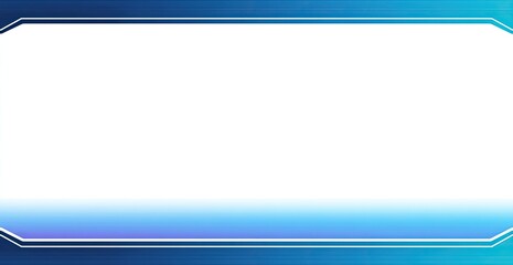 Obraz premium Bordered layout with white space and gradated blues