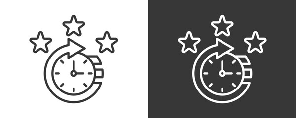 Convenience Icon Set Vector Collection Isolated In Black And White