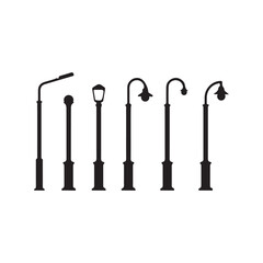 A Variety of Street Lamps: Classic to Modern Spans in a Compact Urban Lighting Collection