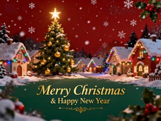 christmas tree and gifts