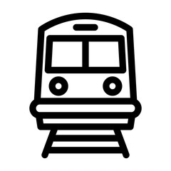 Train Icon Public Transportation Vector