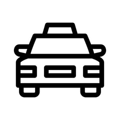 Taxi Icon Public Transportation Vector