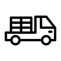 Pickup Truck Icon Vehicle Transparent Background