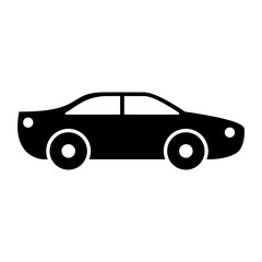Car Icon Transportation Solid Style