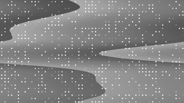 Gray background with white dots suitable for minimalist design projects. Ideal for backdrop, web graphics, text overlays, and social media posts.