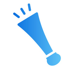 new year Line Gradient Icon