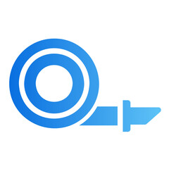 new year Line Gradient Icon